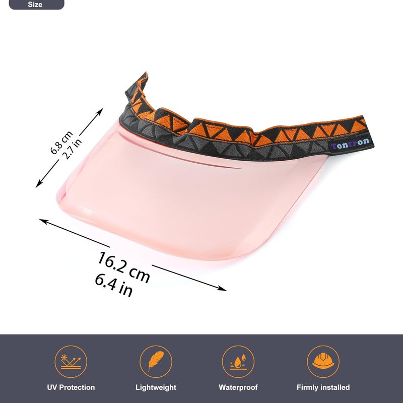 Tontron Colourvisor Removable Helmet Visor | Helmet Brim (Pink) - Image 3